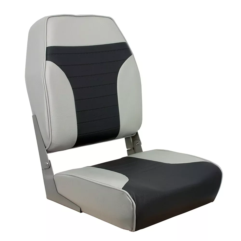 Springfield High Back Multi-Color Folding Seat – Grey/Charcoal [1040663]
