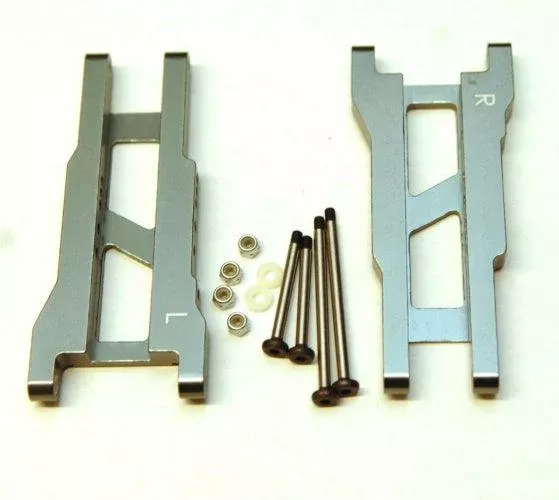 STRC Heavy Duty Rear Suspension Arms Lock-Nut Hinge-Pins Rustler Stampede GUN
