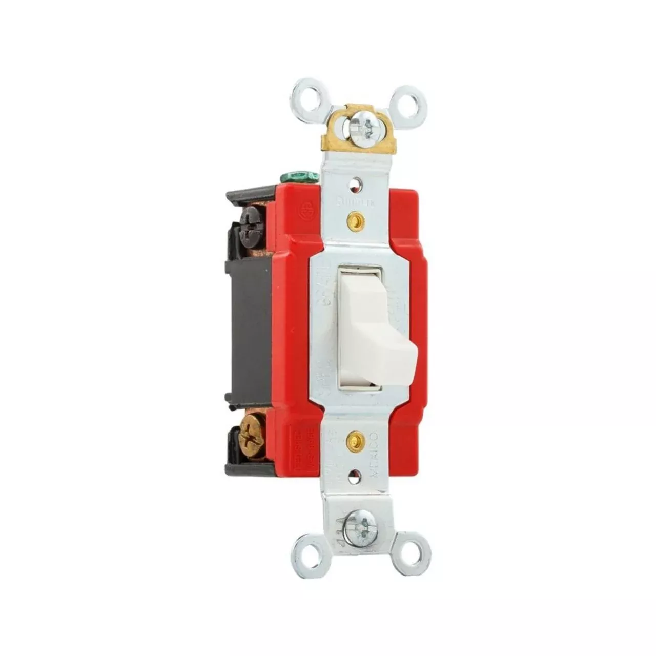 SW Toggle4Way 20A 120/277VAutoGrd B&S WH By Eaton Arrow Hart AH1224W