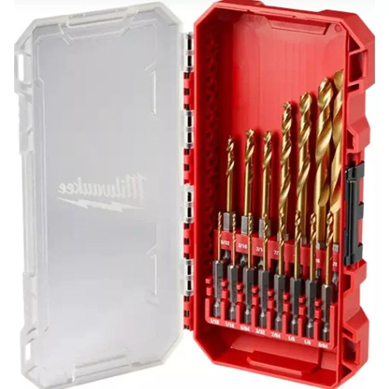 Titanium Drill Bit Set By Milwaukee 48-89-4670