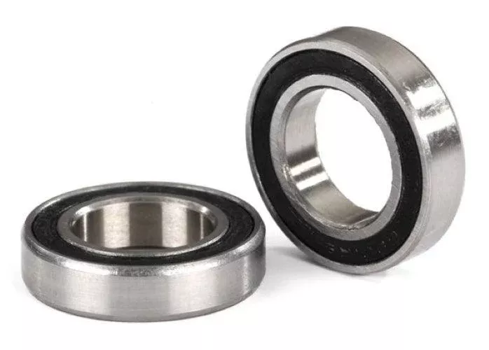 Traxxas 5101A Ball Bearings Black Rubber Sealed (12x21x5mm) (2) Maxx