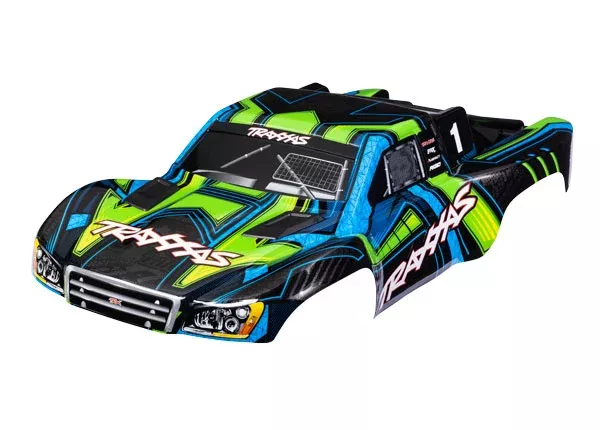 Traxxas 6844 Green Body, Slash 4X4 (also fits Slash VXL & Slash 2WD)