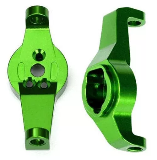 Traxxas 8232G Caster Blocks 6061-T6 Aluminum (Green-Anodized) TRX-4