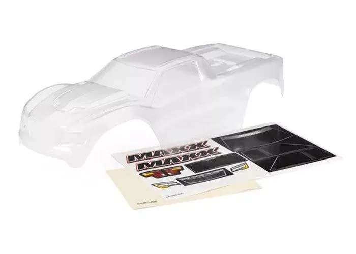 Traxxas TRA8918 Maxx Body for Maxx with Extended Chassis, Clear