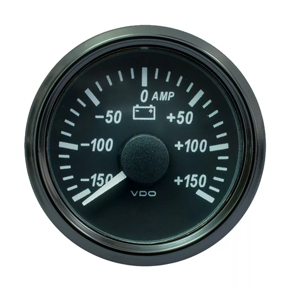 VDO SingleViu 52mm (2-1/16″) Ammeter – 150 AMP[A2C3833060030]