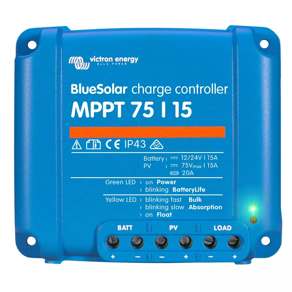 Victron BlueSolar MPPT Charge Controller – 75V – 15AMP [SCC010015050R]