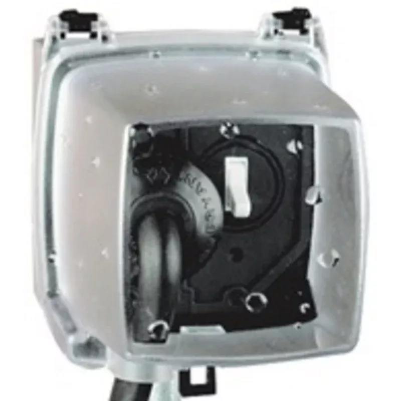 Weatherproof In-Use Cover, 2 Gang, Duplex/GFCI Type, 4-1/4″ Deep, Vertical Mount By Intermatic WP1050