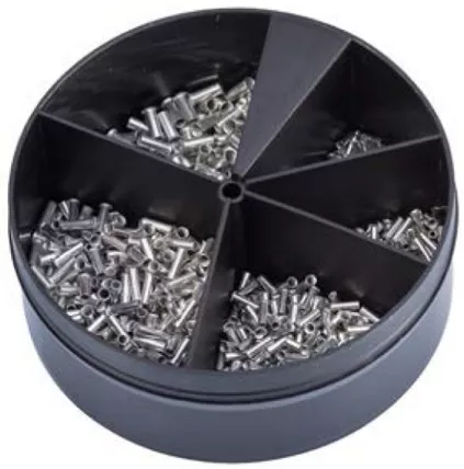 Z+F V30SO009002 Non-Insulated End Sleeve Assortment, 12-6 AWG