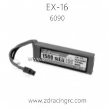 ZD Racing Li-Po Battery 7.4v 1500mAh 15C with Dean Plug