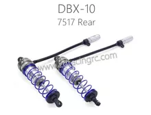 ZD Racing Rear Shock Set Gray For DBX10